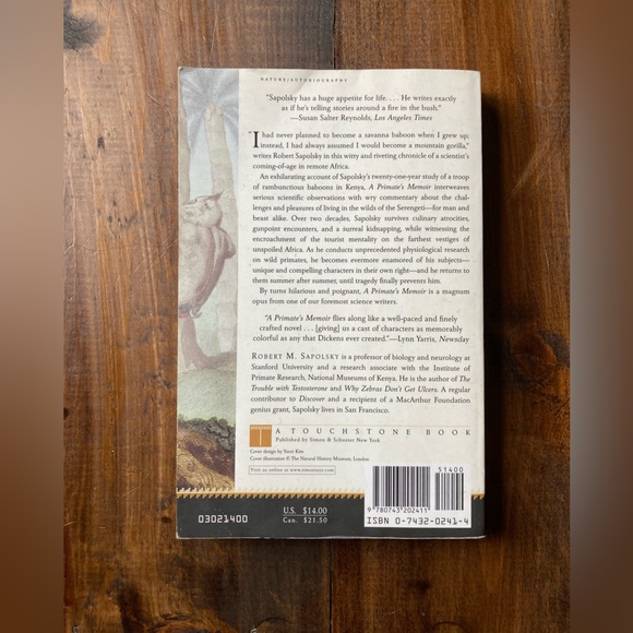 A Primate's Memoir: A Neuroscientist's Unconventional Life Among the Baboons - Picture 3 of 9